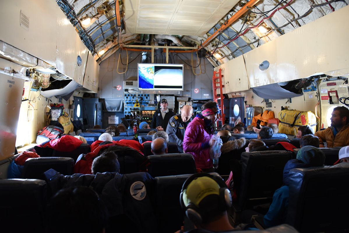06B The Load Master And Expedition Crew Served Food And Drinks On The Air Almaty Ilyushin Airplane On The Flight From Punta Arenas To Union Glacier In Antarctica
